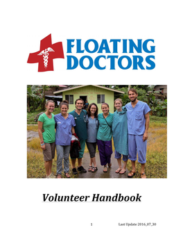 View the Floating Doctors Volunteer Handbook