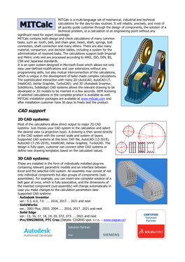 Mitcalc Brochure