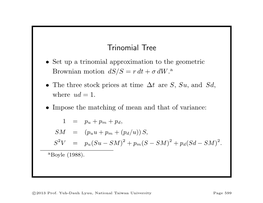 Trinomial Tree