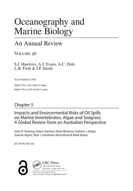 Oceanography and Marine Biology an Annual Review Volume 56