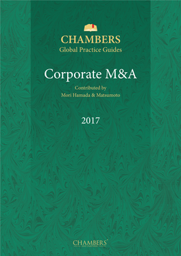 Chambers Global Practice Guides Corporate M&A Japan 2017