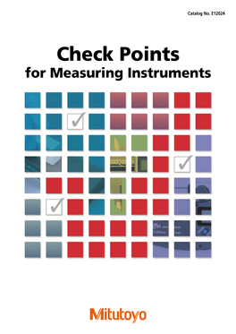 Check Points for Measuring Instruments