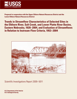 Trends in Streamflow Characteristics of Selected Sites in the Elkhorn