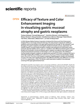 Efficacy of Texture and Color Enhancement Imaging In