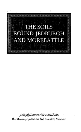 The Soils Round Jedburgh and Morebattle