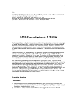 Kava (Piper Methysticum) and Its Methysticin Constituents Protect Brain Tissue Against Ischemic Damage in Rodents