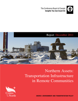 Northern Assets: Transportation Infrastructure in Remote Communities