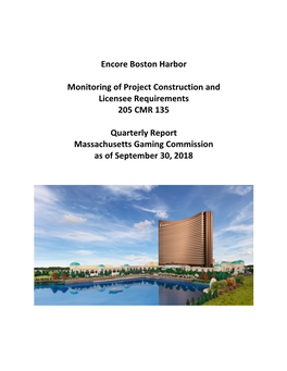 Encore Boston Harbor Monitoring