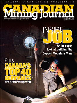 Mine Plus CANADA’S TOP 40 COMPANIES Are Performing Well