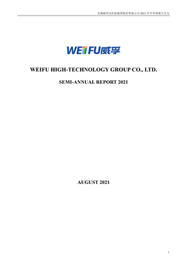 Weifu High-Technology Group Co., Ltd