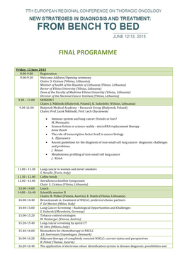 Final Programme