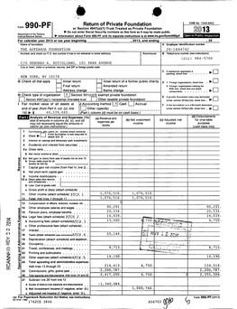 Form 990-PF 2013