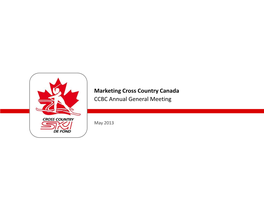 Cross Country Canada Marketing