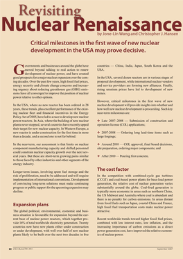 Nuclear Renaissance by Jone-Lin Wang and Christopher J