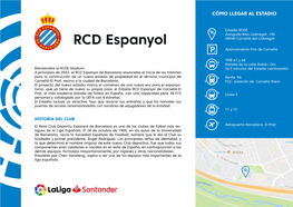 RCD Espanyol 08940 Cornellà Del Llobregat Aparcamiento Fira De Cornellà