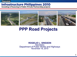 PPP Road Projects