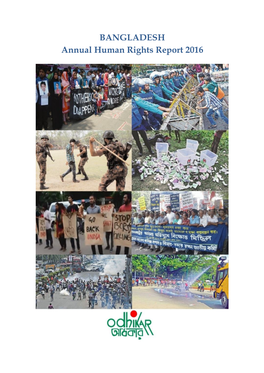 BANGLADESH Annual Human Rights Report 2016