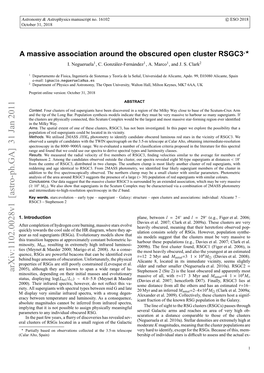 A Massive Association Around the Obscured Open Cluster RSGC3 Tent of the Clusters Is Uncertain.Membershipin RSGC1 and Ste2 2