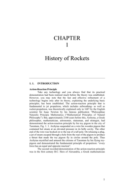 History of Rocket Technology