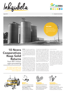 10 Ncora Cooperatives Reap Solid Returns