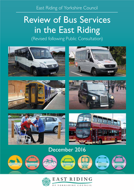 Review of Bus Services in the East Riding (Revised Following Public Consultation)