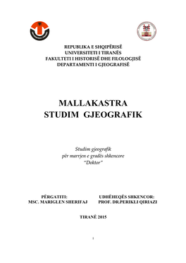 Mallakastra Studim Gjeografik