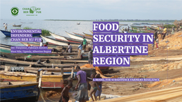 Food Security in Albertine Region