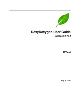 Doxydoxygen User Guide Release 0.79.4