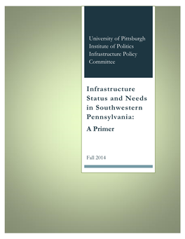 Infrastructure Status and Needs in Southwestern Pennsylvania