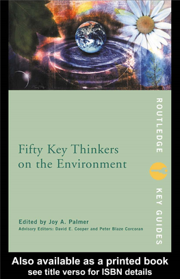 Fifty Key Thinkers on the Environment