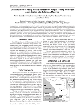 Geological Society of Malaysia Bulletin 49