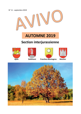 AUTOMNE 2019 Section Interjurassienne