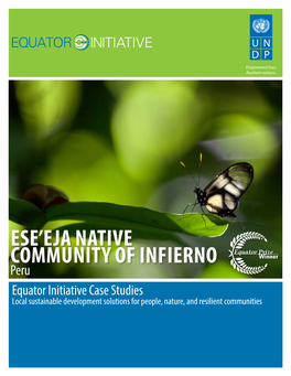 Ese'eja Native Community of Infierno