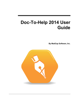 Doc-To-Help 2014 User Guide