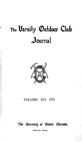 Th« Varsity Outdoor Ckh Journal