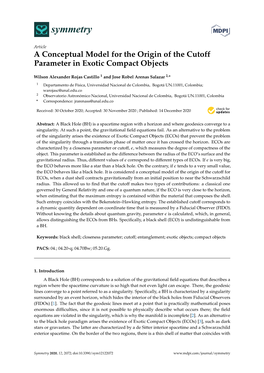 A Conceptual Model for the Origin of the Cutoff Parameter in Exotic Compact Objects