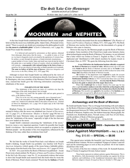 24 Salt Lake City Messenger: Moonmen and Nephites
