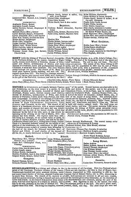 West Coulston. Baynton. Tinhead. Edington. Coombe. Enford. Fifield