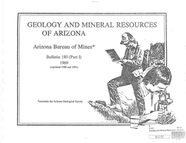 GEOLOGY and L\1IN"ERAL RESOURCES of ARIZONA