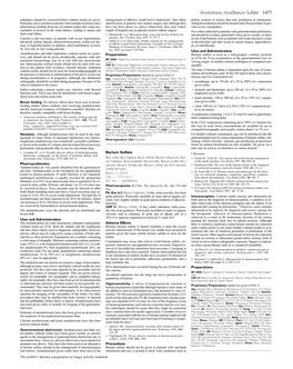 Amidotrizoic Acid/Barium Sulfate 1477 Imbalance Should Be Corrected Before Contrast Media Are Given