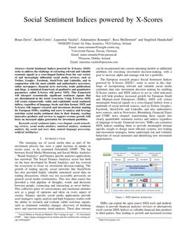 Social Sentiment Indices Powered by X-Scores