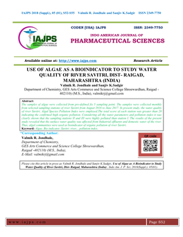 Pharmaceutical Sciences