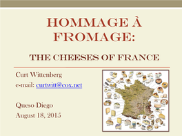 The Cheeses of France