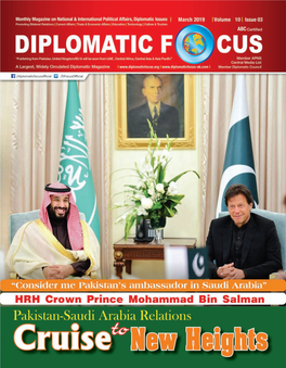 March 2019 Volume 10 Issue 3 “Publishing from Pakistan, United Kingdom/EU & Will Be Soon from UAE ”