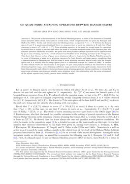 On Quasi Norm Attaining Operators Between Banach Spaces