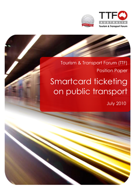 TTF Smartcard Ticketing on Public Transport 2010