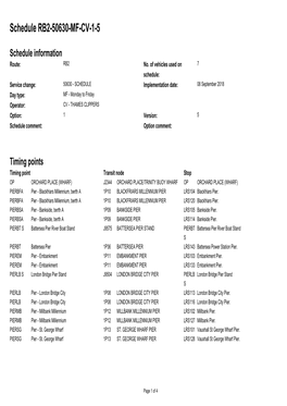 Standard Schedule RB2-50630-MF-CV-1-5