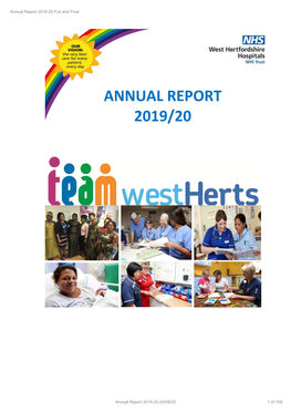 Annual Report 2019/20, Other Than the Financial Statements and Our Auditor’S Report Thereon