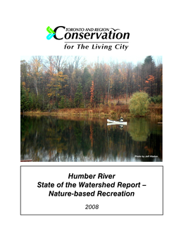 Humber River State of the Watershed Report – Nature-Based Recreation