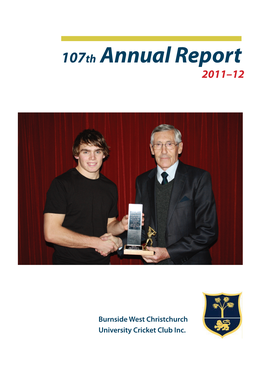 107Th Annual Report 2011–12